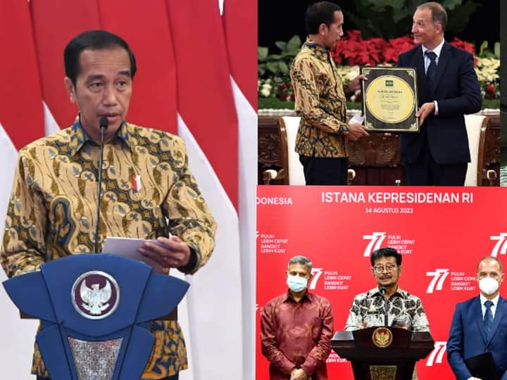 Presiden Jokowi Tegaskan Komitmen Pemerintah Jamin Ketercukupan Pangan Nasional
