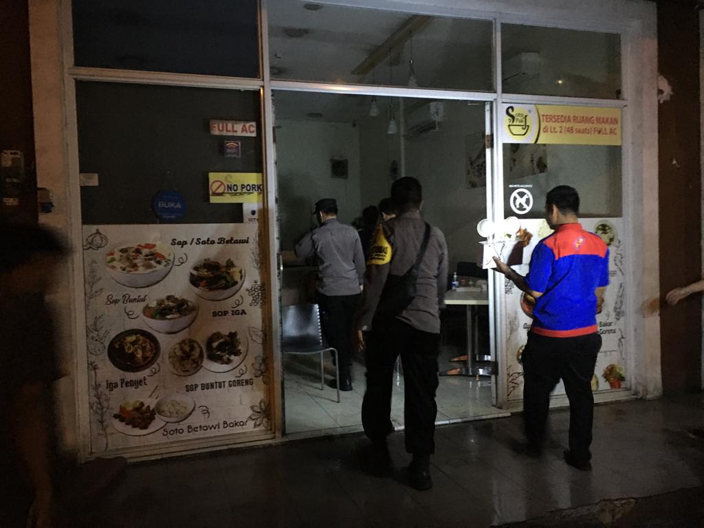 Restauran Soto Pak J di Modernland Tangerang Kota Terbakar
