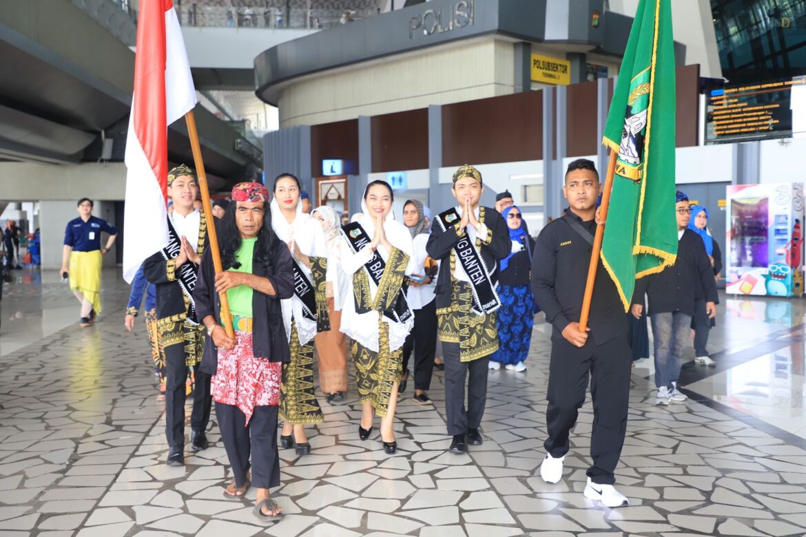 Kota Tangerang Tampilkan Kebudayaan Lokal pada HUT Provinsi Banten Ke-22 di Bandara Soetta 