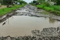 Illustrasi Jalan rusak (ist)