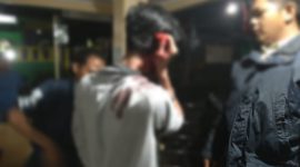 Foto: Keponakan penjual durian yang di bacok 