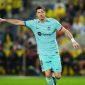 Foto: Lewandowski selebrasi saat mencetak gol 