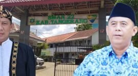 Kepala Sekolah SMAN 22 Kabupaten Tangerang dan Ketua MKKS SMA Kabupaten Tangerang. (ist)