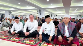 PJ walikota Tangerang saat meresmikan Masjid Annur. (ist)