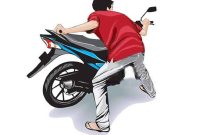 Illustrasi Pencurian Motor. (ist)