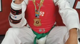 Foto: Agga atlet taekwondo asal Tangerang Selatan 