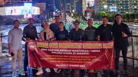 Foto: Sesi foto bersama FPII setwil Maluku Utara 