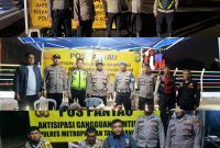 Foto: pos pantau antisipasi tawuran Polres Metro Kota Tangerang 
