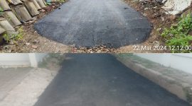 Foto: Contoh proyek Kecamatan Kelapa Dua yang diduga menjadi ajang KKN