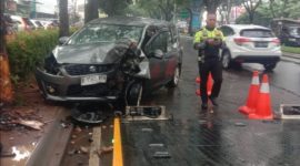 Kejadian tabrakan maut di Graha Raya, Tangerang Selatan. (ist)