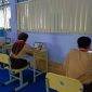 Proses pemilihan ketua OSIS menggunakan perangkat digital. (ist)