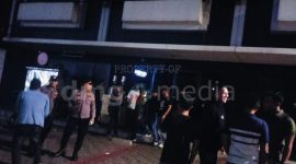 Mabora Bar saat di datangi pihak polsek pagedangan. (tangerangnews.co.id)