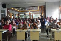 Sosialisasi orangtua siswa terkait peraturan lalu lintas.(ist)