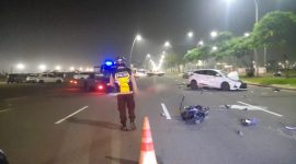 Kecelakaan Pajero di PIK 2, tewaskan 2 orang (ist)