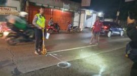 Tempat kejadian mahasiswi unpam kecelakaan. (ist)