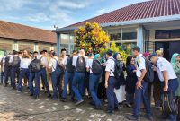 Momen halal bihalal SMKN 12 Kabupaten Tangerang.(tangerangnews.co.id)