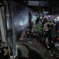 Kecelakaan Bus pelajar SMK Depok di ciater, Subang.(ist)