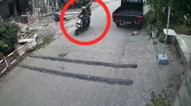 Rekaman CCTV Terduga saat menjalankan aksinya.(ist)