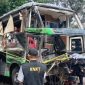Kendaraan kecelakaan maut bus di Subang Jawa barat.(ist)