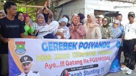 Kegiatan grebek posyandu Desa Kohod.(ist)