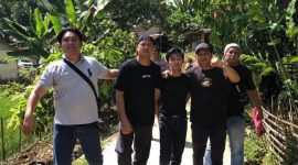 Foto tangkapan kamera handphone tim RESKRIM tangkap diduga pelaku ketua panitia TLF 