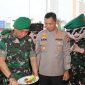 Korem 052 Wijayakrama berikan kejutan untuk Polres Metro Tangerang di hari HUT Bhayangkara Ke 78.(ist)