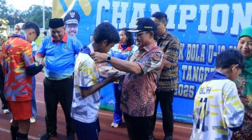 Kejuaraan Nasional U-12, Wali Kota Tangerang Lahir Atlet Sepak Bola