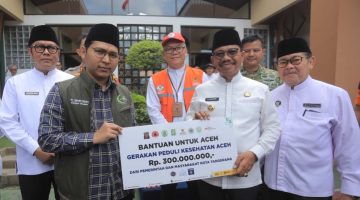 Kolaborasi Misi Kemanusiaan, Sachrudin Lepas Tim Gabungan Pemkot dan Masyarakat ke Sumatera