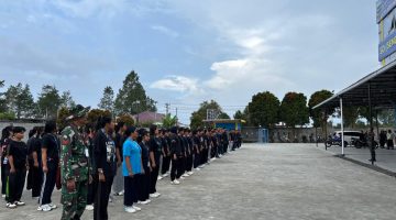 LPK SO Mori Center Siapkan Fisik, Mental, dan Disiplin Siswa Lewat Program FMD Bersama Koramil 18/Siborongborong