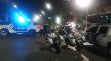 Kasat Lantas Polres Metro Bekasi Kota Monitoring Penutupan Median Jalan Juanda, Arus Lalin Terpantau Lancar
