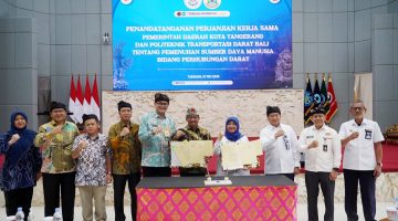 Pemkot Tangerang dan Poltrada Perkuat Kolaborasi SDM melalui Penandatanganan PKS