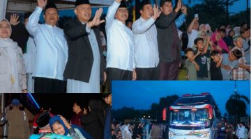 391 Jemaah Haji Kloter 09-JKB Dilepas, Sachrudin: Makin Dekat dan Makin Khusyuk 