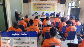 Pemdes Pagedangan Ilir Gelar Rapat Pemberdayaan Masyarakat untuk Peningkatan Kelompok Nelayan Desa