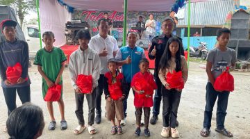 DPC Grib Jaya Taput Gandeng LPK Mori dan PT. Pangandaran Putra, Salurkan Bantuan Sembako untuk Lansia dan Yatim Piatu di Pariksabungan