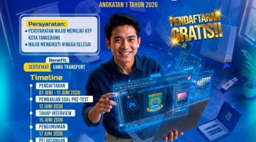 Pelatihan Desain Grafis dan Digital Printing Kota Tangerang Dibuka