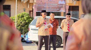 ‎Bupati Taput Lepas Kontingen Pramuka Menuju Jambore Daerah Sumatera Utara 2026‎